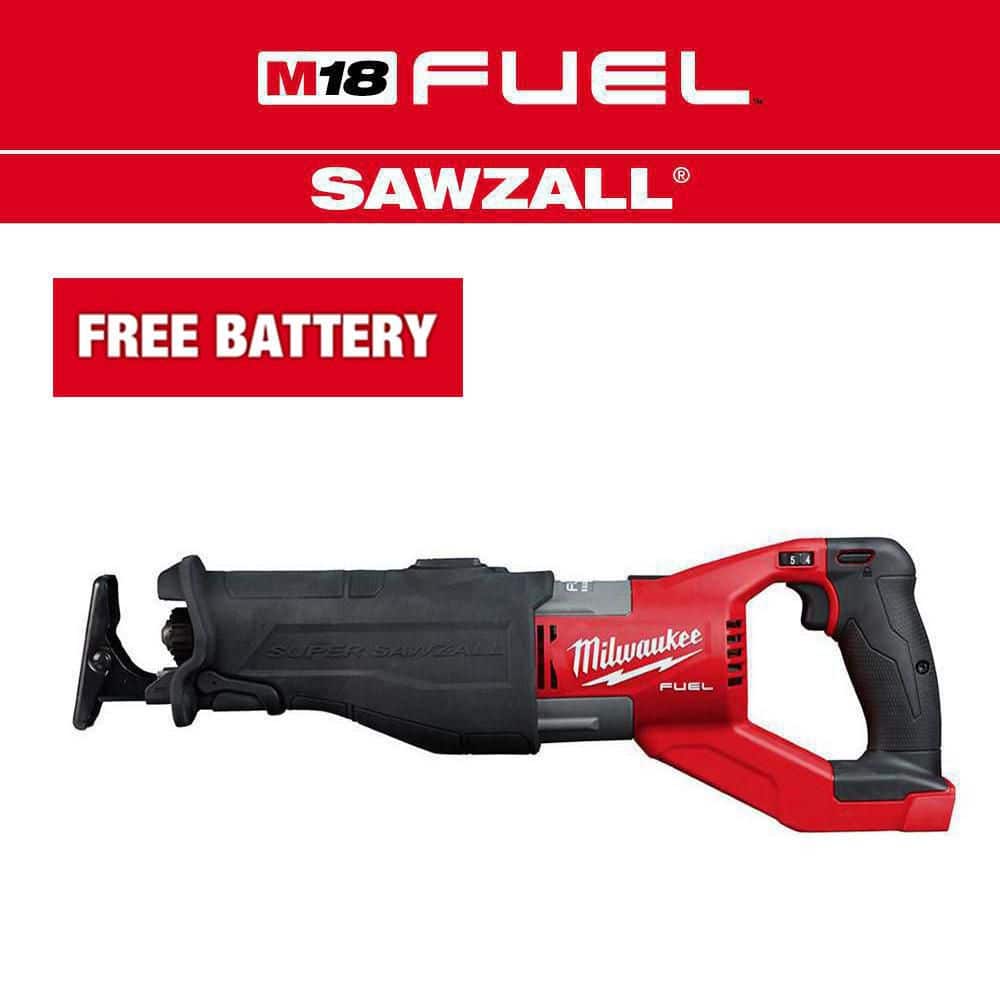 Milwaukee M18 FUEL 18V Lithium Ion Brushless Cordless Super SAWZALL Orbital Reciprocating Saw Tool Only 2722 20 The Home Depot