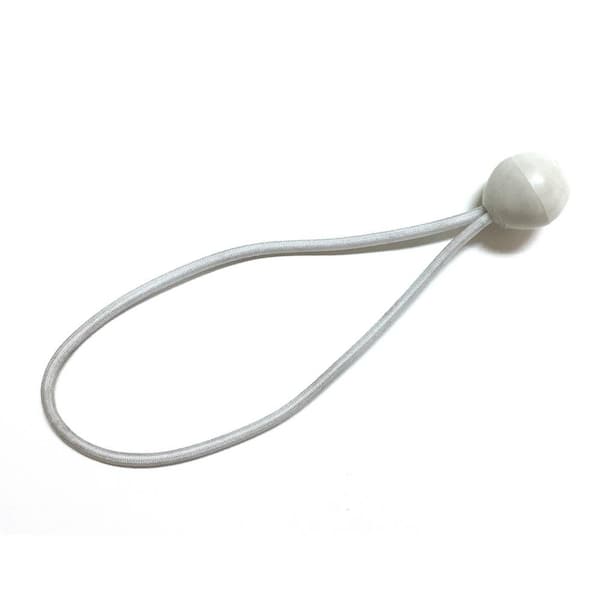 King Canopy 4 in. White Ball Bungee Strap (50-Pack)
