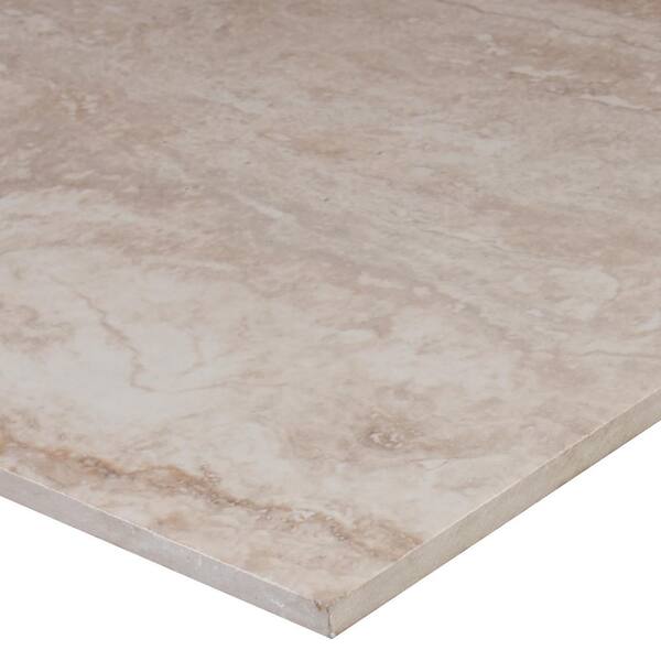 Msi Romagna Ivory 12 In X 24 In Polished Porcelain Floor And Wall Tile 16 Sq Ft Case Nhdromivo1224p The Home Depot