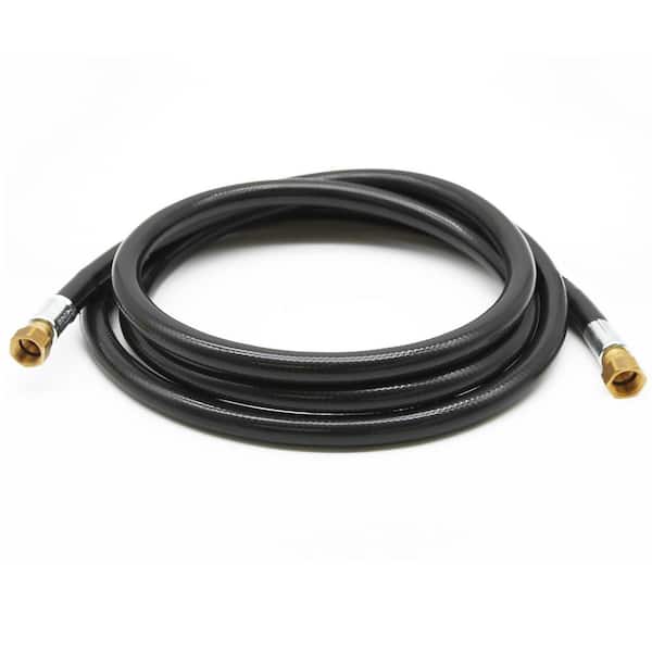 Flame King Thermo 96 in. 3/8 in. I.D. Female to Female Rubber RV Slide Out Hose Assembly