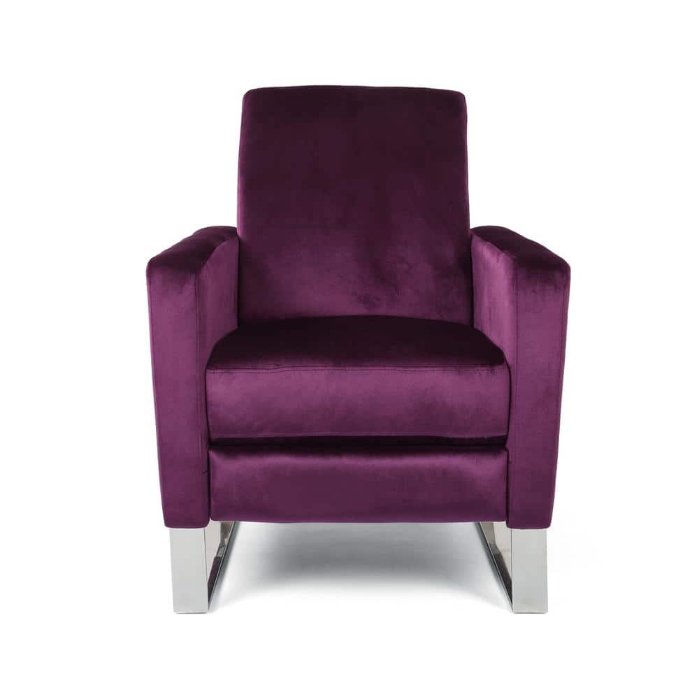 Brightwood Eggplant Velvet Standard (No Motion) Recliner