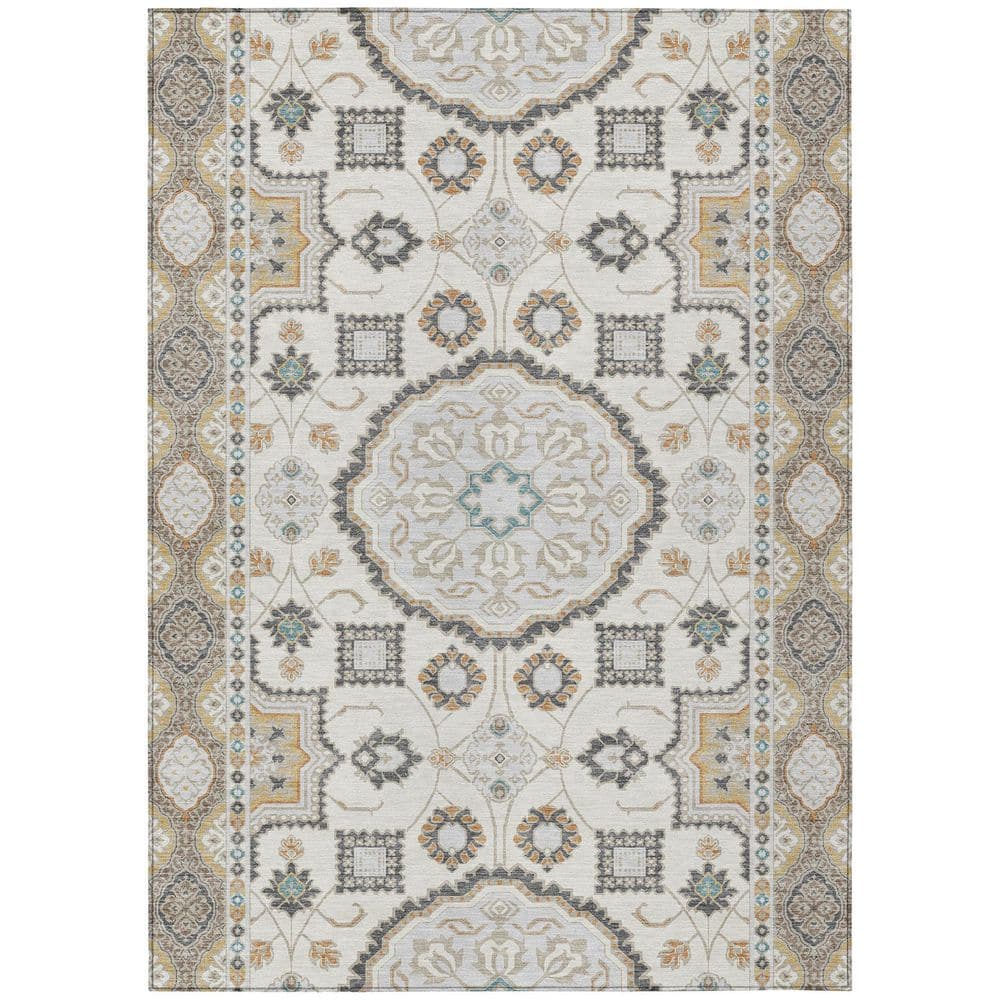 Chantille Machine Washable Indoor/Outdoor Abstract ACN2903 Ivory 9 ft. x 12 ft. Area Rug price history on PriceWatchPro