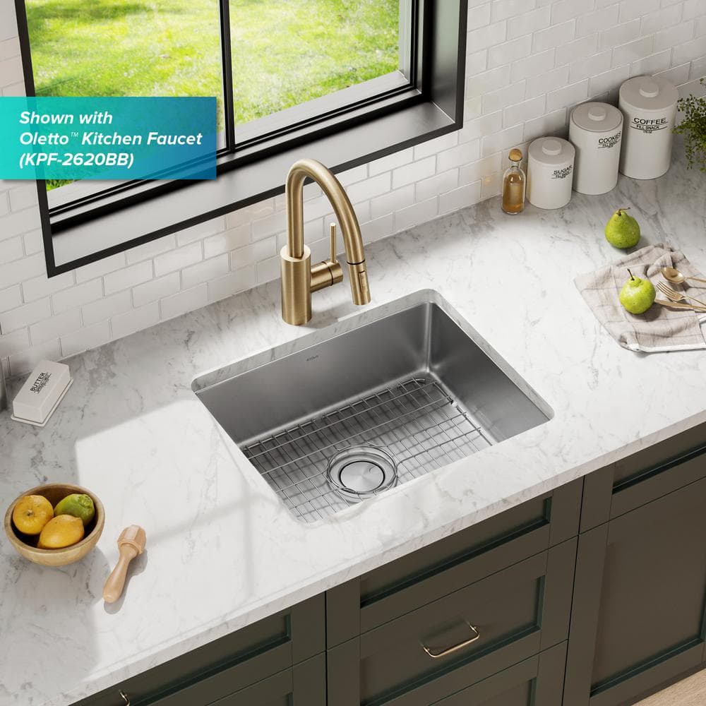 21-Inch Stainless Steel Single Bowl Drop-In Kitchen Sink