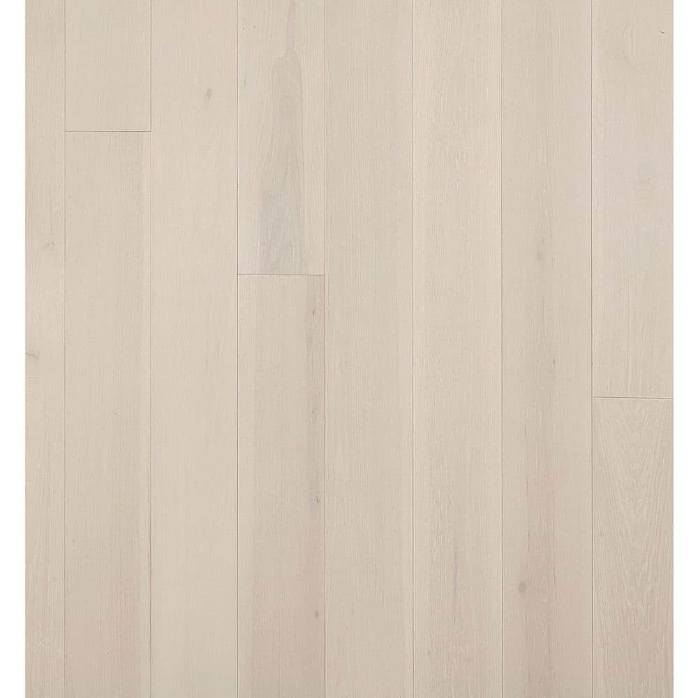 Take Home Sample - Hickory Vestibule Wirebrushed Engineered Hardwood Flooring - 5 in. x 7 in.