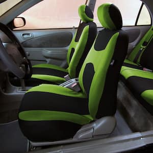 Light and Breezy Fabric 21 in. x 21 in. x 2 in. Front Set Seat Covers