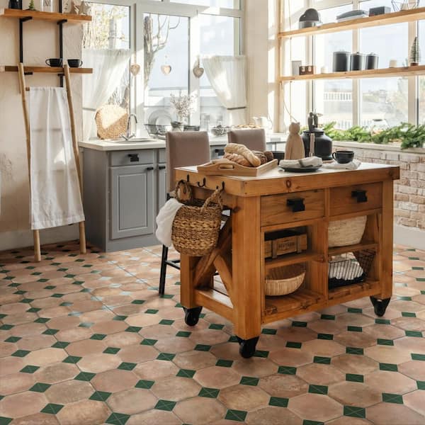 Kings Nonna with Spruce Taco 18 in. x 18 in. Porcelain Floor and Wall Tile (11.25 sq. ft. /Case)