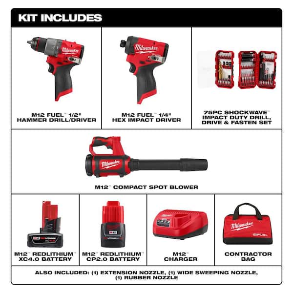 USMハラー純正品 ジョイントボール 12個セット Milwaukee M12 FUEL 12V Hammer Drill/Impact 2-Tool Kit with M12