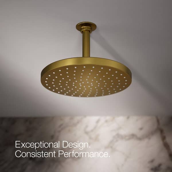 KOHLER Awaken 1-Spray Patterns 1.75 GPM 10 in. Ceiling Mount Fixed