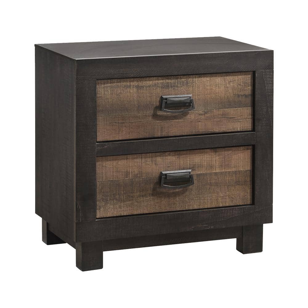 Harrison Dark Brown Walnut King 4-Piece Bedroom Set