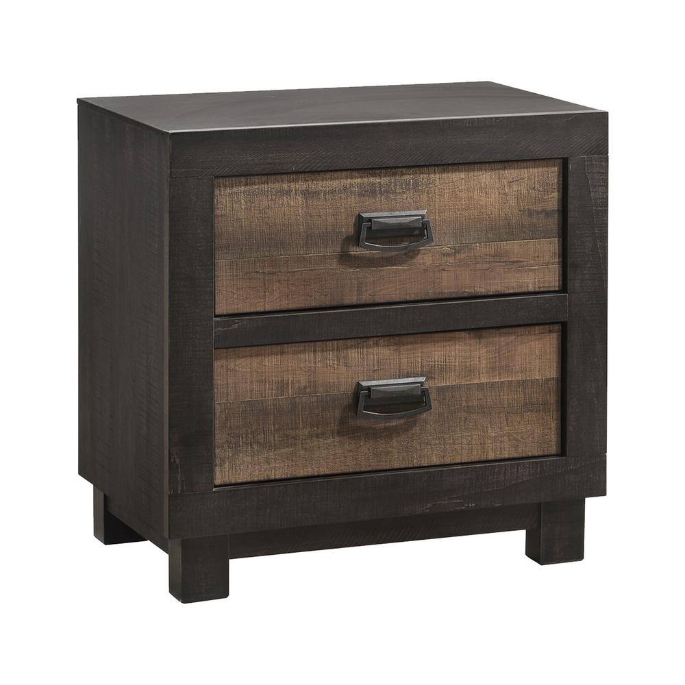 Harrison Dark Brown Walnut Queen 6-Piece Bedroom Set