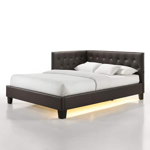 Mirage Brown Corner Full Bed