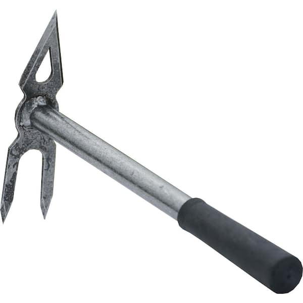 DeWit 6.10 in. L Handle 13.6 in. L 2 Tine Cultivator with Diamond Shaped Hoe