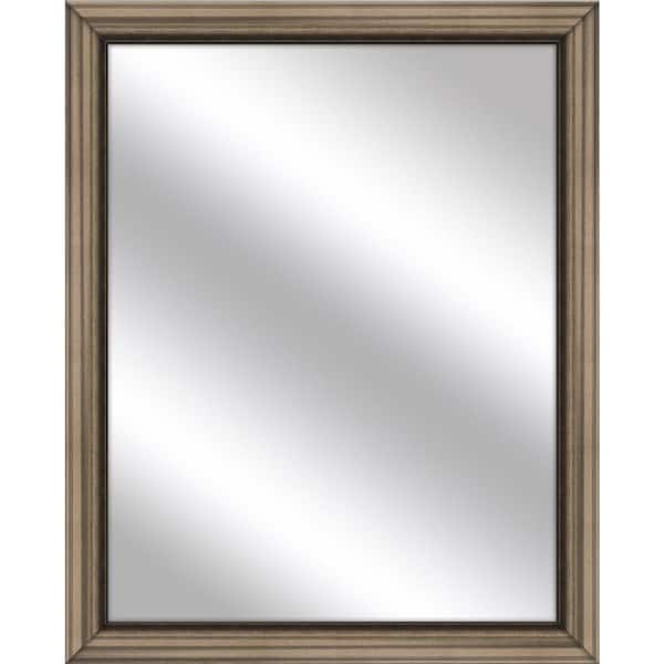PTM Images Medium Rectangle Champagne Art Deco Mirror (32.75 in. H x 26.75 in. W)