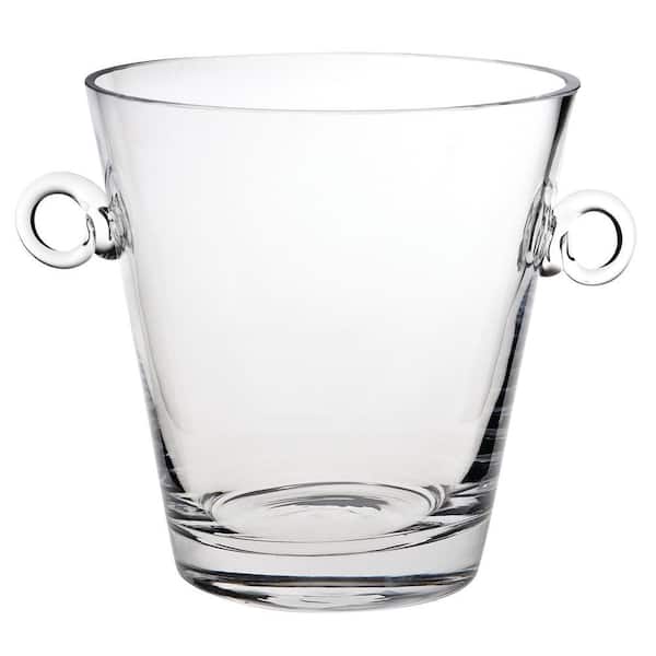Manhattan Mouth Blown Lead Free European 9 in. Ice Bucket or Wine Cooler