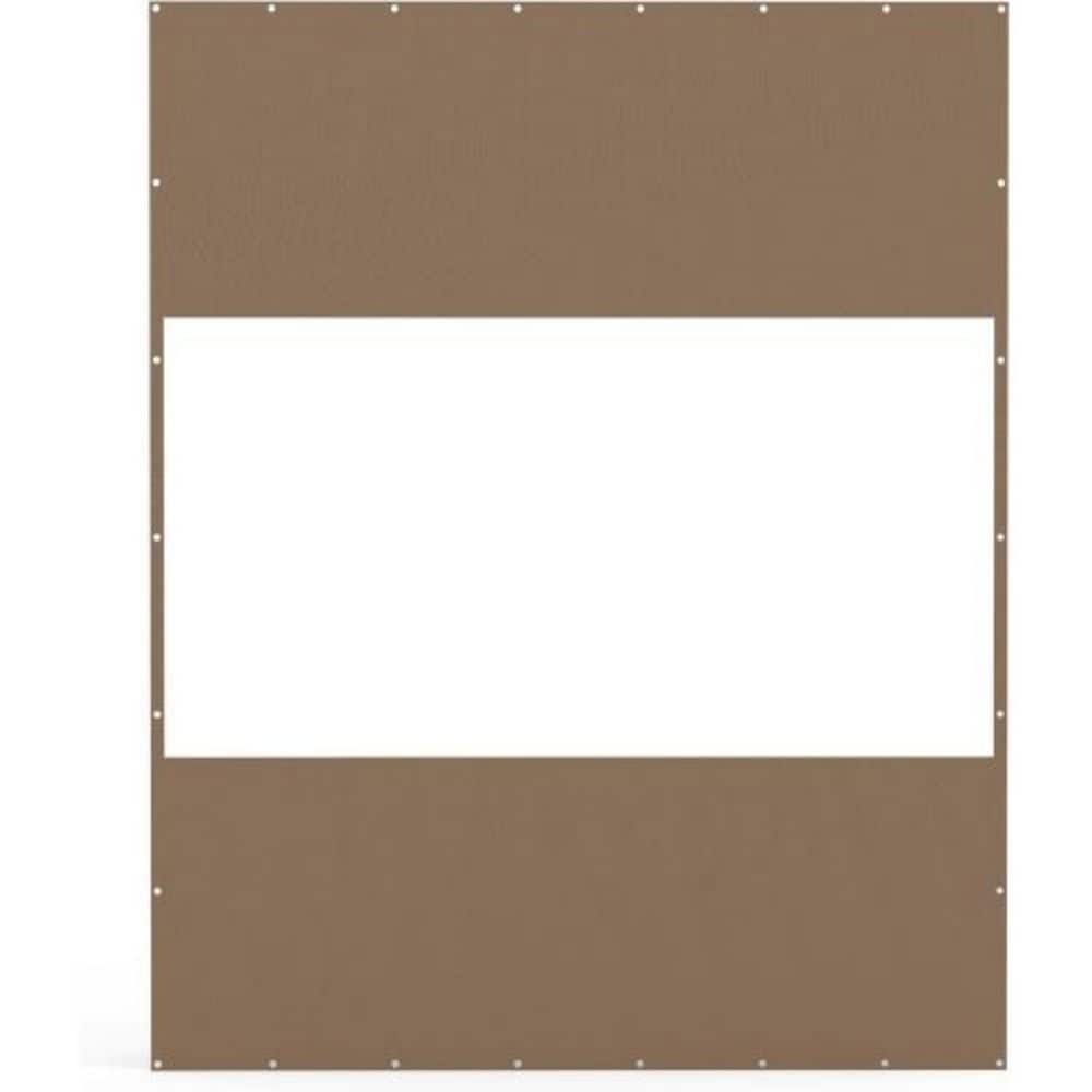 10 x 8 ft. Heavy Duty Outdoor Sheer Panel Curtain, 18 oz. Waterproof PVC Polyester Curtain, Ripstop (Brown) price history on PriceWatchPro