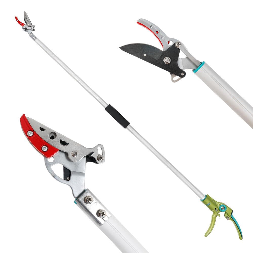 2.36 in. SK5 Steel Blade Pruning Saw with 180 Degree Rotating Handle, 4.2 FT Long Reach Pole Pruner for Tree Trimming price history on PriceWatchPro