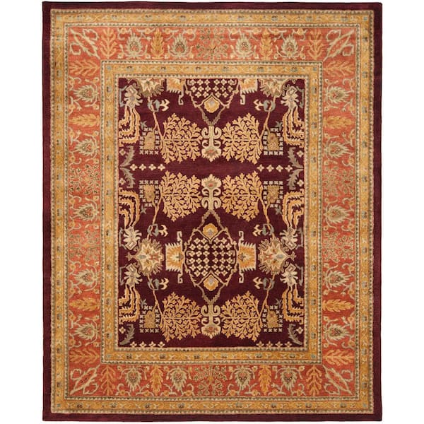 Bergama 10 ft. x 14 ft. Red/Rust Oriental Area Rug