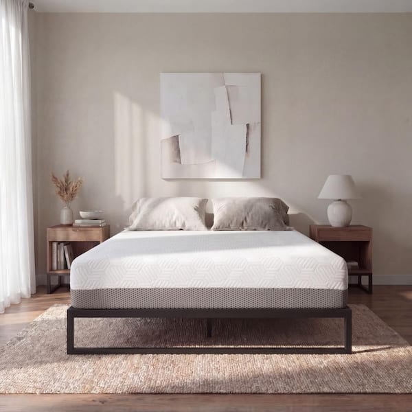 OMNE SLEEP Omne Sleep 10 in. Medium Firm Gel Memory Foam Mattress