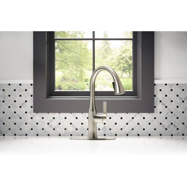 Lyric Workstation 33 in. Dual Mount Stainless Steel Double Bowl Kitchen Sink with Rubicon Kitchen Faucet Lyric Workstation 33 in. Dual Mount Stainless Steel Double Bowl Kitchen Sink with Rubicon Kitchen Faucet