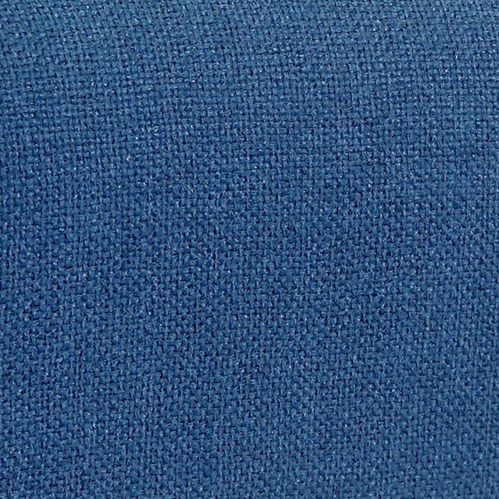 High-Back Parsons Side Chair in Soft Blue Linen Upholstery