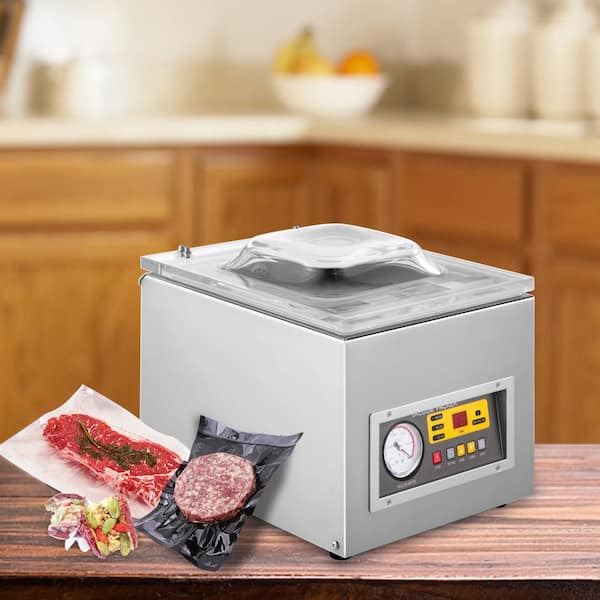 VEVOR Food Vacuum Sealer Machine 120 Watt Chamber Packaging Sealer 110-Volt for Food Saver Home Commercial Kitchen