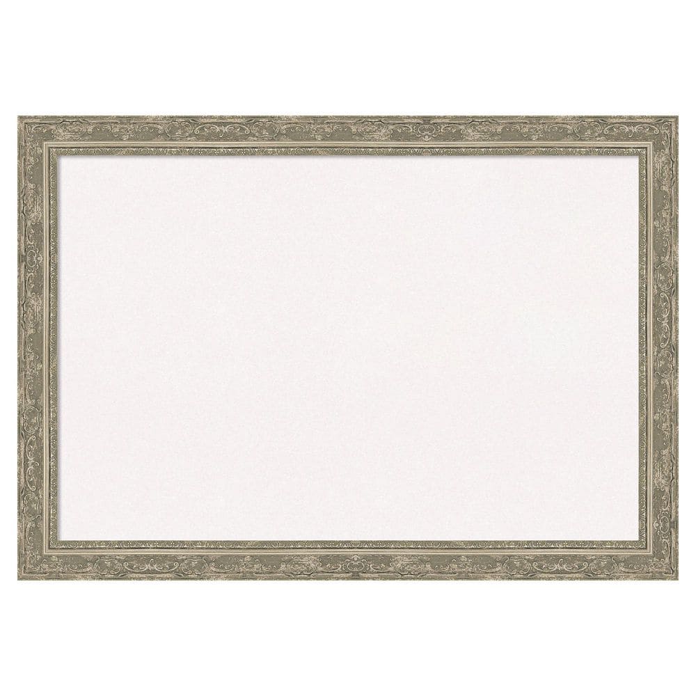 Filigree Silver 40 in. x 28 in. Poly Framed White Cork Memo Board price history on PriceWatchPro