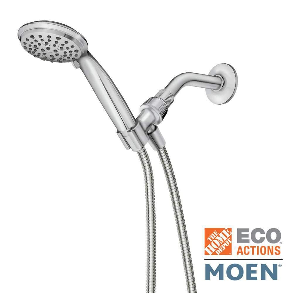 Attune 6-Spray Patterns Wall Mount 4 in. Handheld Shower Head 1.75 GPM in Chrome price history on PriceWatchPro