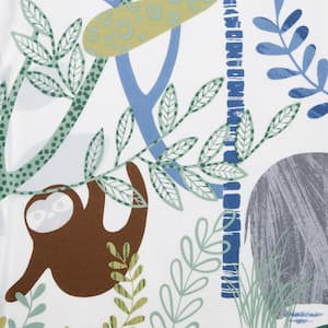 Company Kids Jungle Organic Cotton Percale Crib Sheet