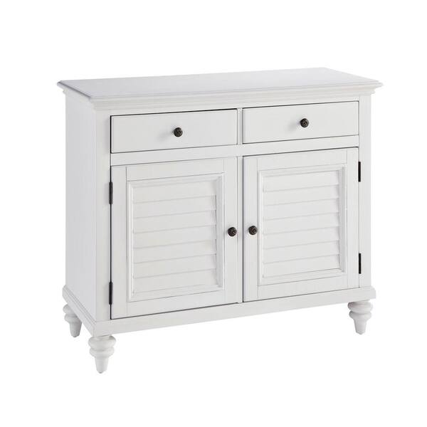 Home Styles Brushed White Wood Buffet