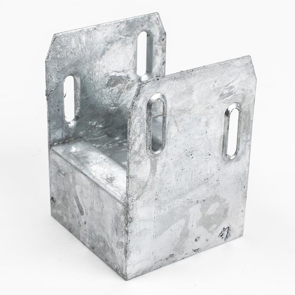 Unbranded 3.75 in. x 3.75 in. Steel Post Saddle