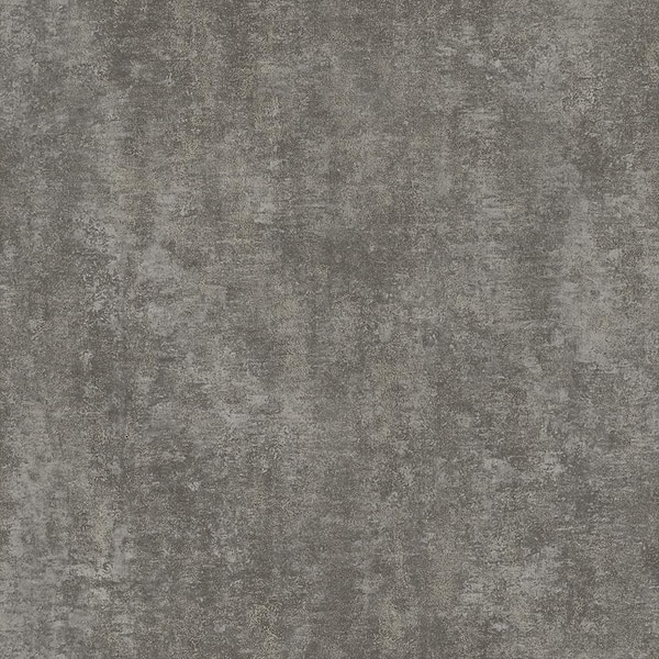 Brewster Keagan Slate Distressed Texture Grey Wallpaper Sample