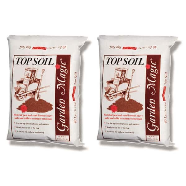 BACCTO 40 lbs. Garden Magic Organic Planting Potting Soil Bag (2-Pack)