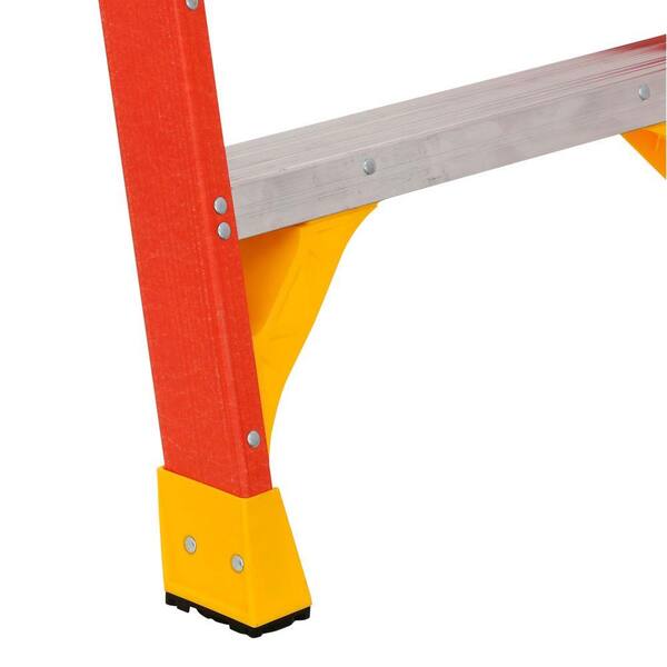 8 ft. Fiberglass Step Ladder (12 ft. Reach Height), 300 lbs. Load Capacity Type IA Duty Rating