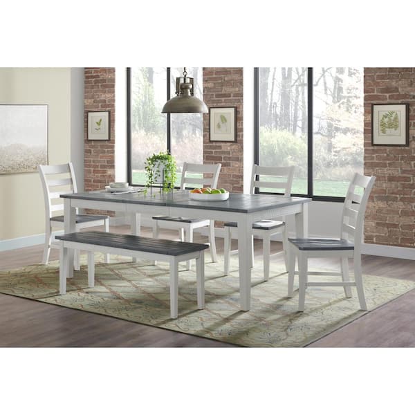 Montary 7 Piece Dining Room Set, Modern Dining Table and Chairs