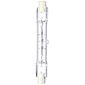 75-Watt Halogen T3 Double-Ended Clear RSC Base Light Bulb