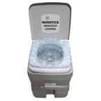 5 Gal. Non-Stick Portable Toilet with Cleaning Wand