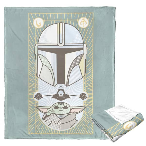 The Northwest Group Star Wars The Mandolorian Art Deco Silk Touch Throw 1dsw236000083oof The