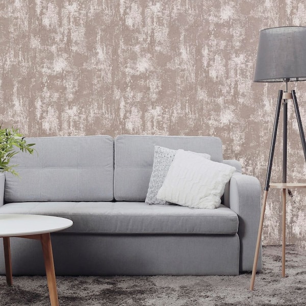 Lloyd Blush Stone Texture Wallpaper