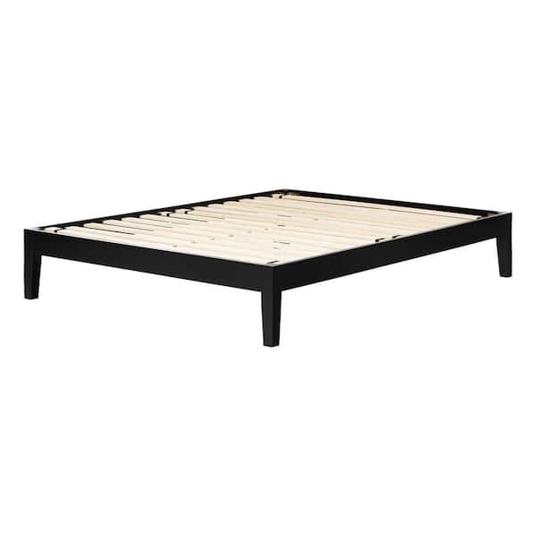 Vito Pure Black Full Size Platform Bed 56.5 in. W