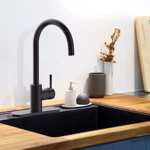 Eastport II Single-Handle Standard Kitchen Faucet in Matte Black