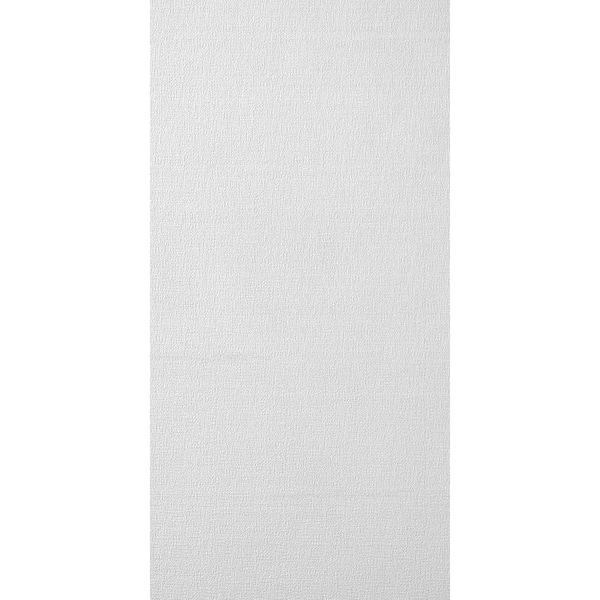 Chambray 2 ft. x 4 ft. White Lay-In Fiberglass Ceiling Panel (12-Pack)