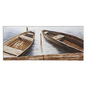 1- Panel Sail Boat Wall Art 32 in. x 71 in.