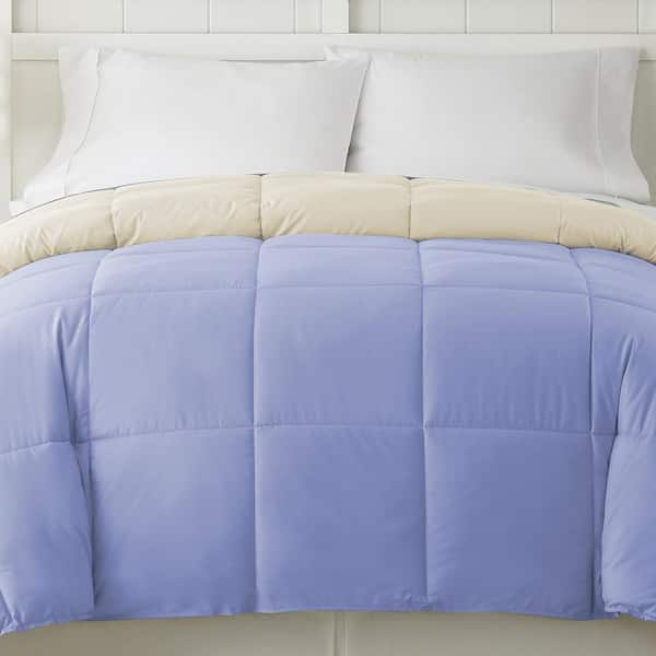 cream colored down comforter