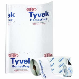 DuPont 5 ft. x 200 ft. Tyvek HomeWrap with Flashing Tape and