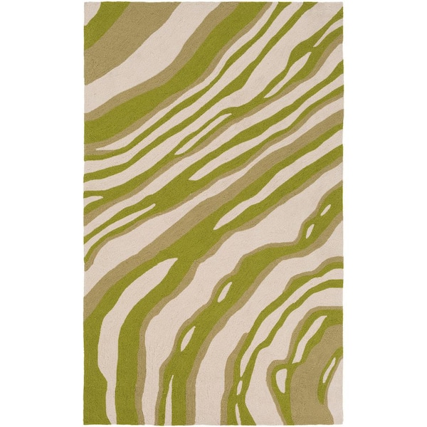 Artistic Weavers Navona Olive 5 ft. x 8 ft. Indoor/Outdoor Area Rug