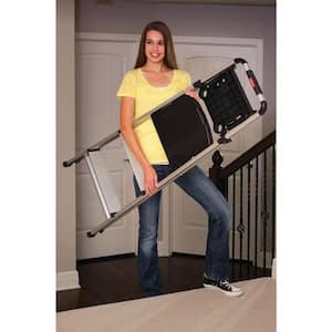 3-Step Ultra-Light Aluminum Step Stool with Project Tray 225 lbs. Capacity Type II Duty Rating