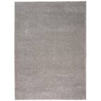 Malibu Shag Silver 5 ft. x 7 ft. Shag Contemporary Area Rug