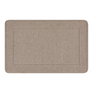 Wiltshire Beige 20 in. x 32 in. Indoor Comfort Kitchen Mat