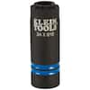 Klein Tools 3-in-1 Slotted Impact Socket, 12-Point, 3/4 and 9/16-Inch