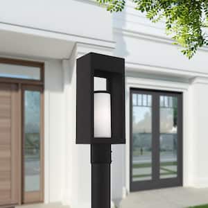 Bleecker 1 Light Black Outdoor Post Top Lantern